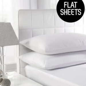 100% cotton flat sheets