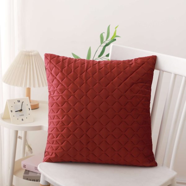 Quilted Velvet Cushion Covers