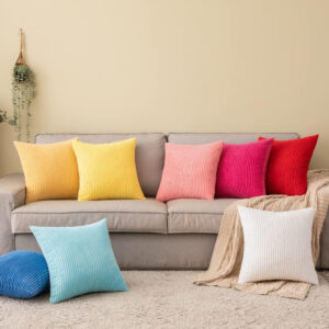 Corn Corduroy Cushion & Rib Cover Set