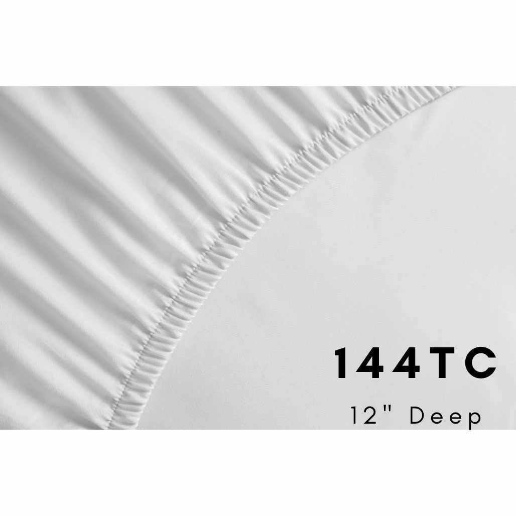 68 Pick Polycotton 12" Fitted Sheets